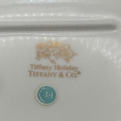 Christmas -Tiffany Holiday Oval Tray 12” x 7.5”