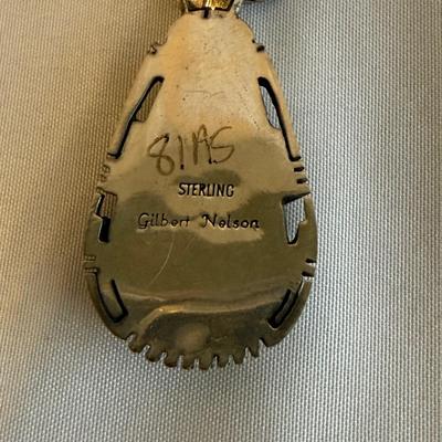 Gilbert Nelson Multi-Stone Necklace w/ 925 Rope Chain (K-SS)