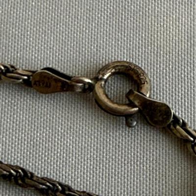 Gilbert Nelson Multi-Stone Necklace w/ 925 Rope Chain (K-SS)