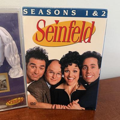 LOT 262K: Seinfeld Collection: Seasons 1&2 on DVD, Puffy Shirt Replica & Notepad Book