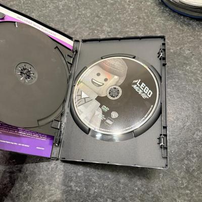 LOT 263: Lego Movie & Star Wars DVDs with Collection of Loose Discs