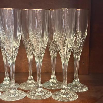LOT 265D: Lenox Golden Sand Dune Stemware
