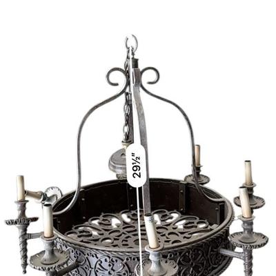 Garage iron Chandelier
