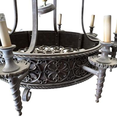 Garage iron Chandelier