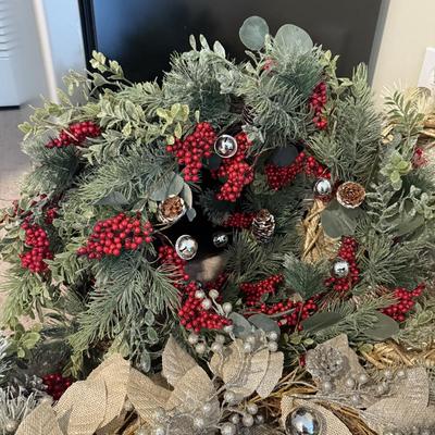 LOT 276B: Collection of Holiday Wreaths