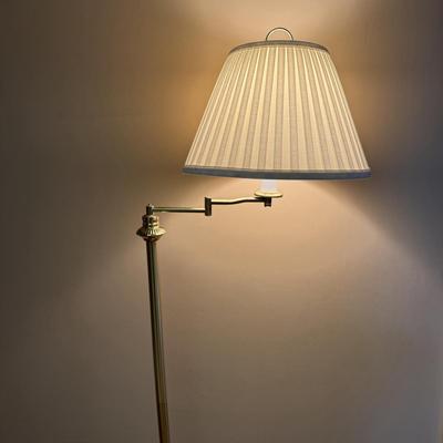 Brass Swing Arm Floor Lamp (K-SS)