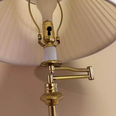 Brass Swing Arm Floor Lamp (K-SS)