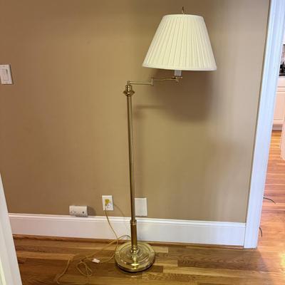 Brass Swing Arm Floor Lamp (K-SS)