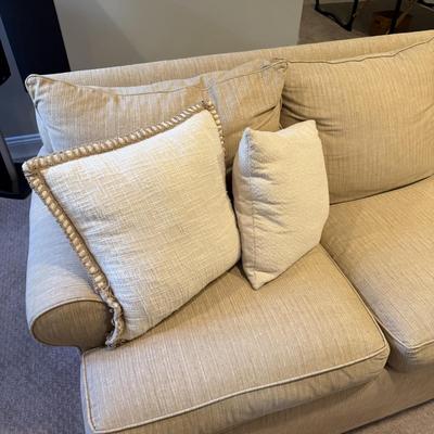 Lot 299B: Ethan Allen L-Shaped Sofa