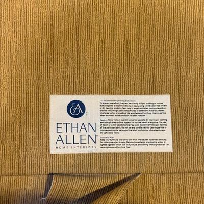 Lot 299B: Ethan Allen L-Shaped Sofa