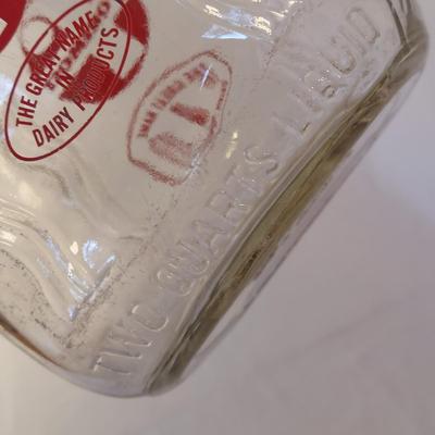 Vintage Foremost Dairy Bottle plus Jack in the Box Liberty Mugs (K-SS)