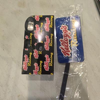 Kellogg's Racing lanyard and disposible camera.