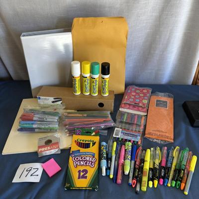 Markers, Pencils and More
