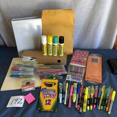 Markers, Pencils and More