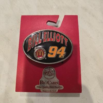 Bill Elliot belt buckle