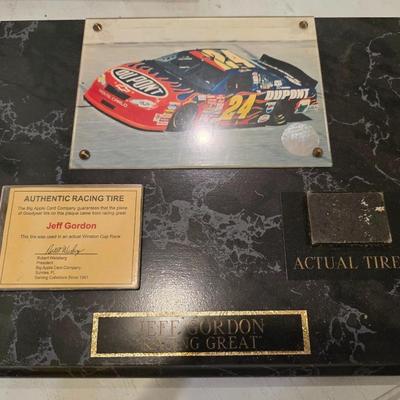 Jeff Gordon plaque