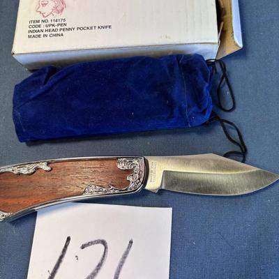 Indian Head Collector Knife