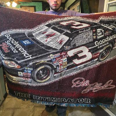 Dale Earnhardt throw