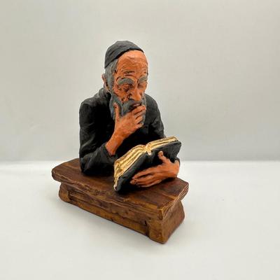 1969 Kaplan “Man Reading” Sculpture — Signed & Numbered