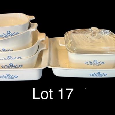Lot 17: Corning Ware Bundle