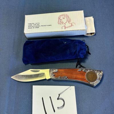 Indian Head Penny Collectable Knife