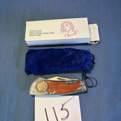 Indian Head Penny Collectable Knife