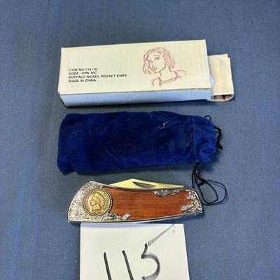 Indian Head Penny Collectable Knife