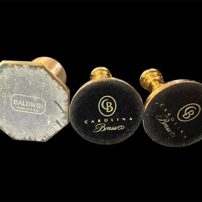 Lot 18: Candle Stick, Iron, Grinder And Bell