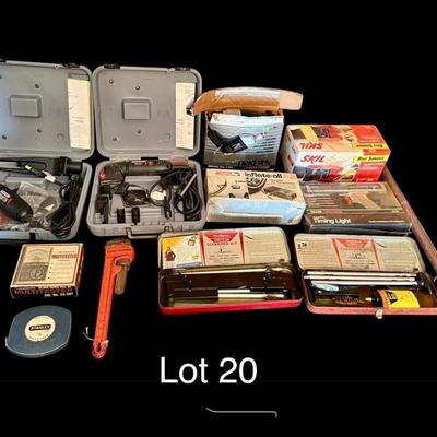 Lot 20: Miscellaneous Bundle Tools And More