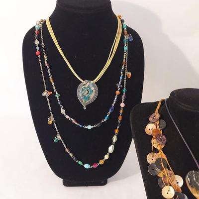 Several Beaded Necklaces (K-BBL)
