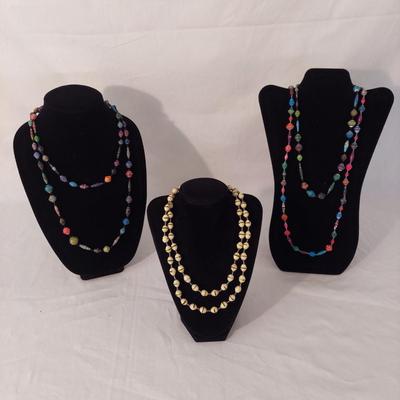 Several Beaded Necklaces (K-BBL)