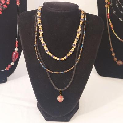 Several Beaded Necklaces (K-BBL)