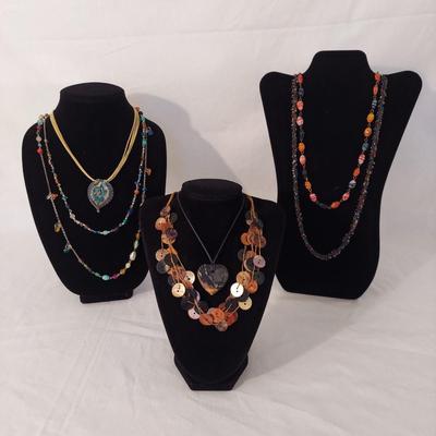 Several Beaded Necklaces (K-BBL)