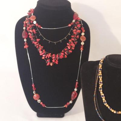 Several Beaded Necklaces (K-BBL)