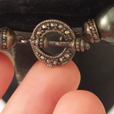 14K Black Pearl Ring w/ Necklace (K-BBL)