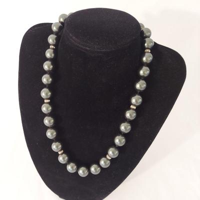 14K Black Pearl Ring w/ Necklace (K-BBL)