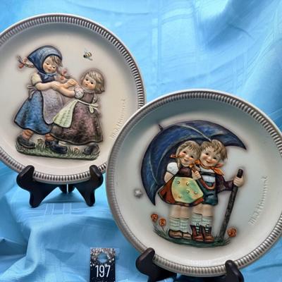 Sale Photo Thumbnail #457: 10 inch Spring Dance , hand painted, 1980 anniversary plate, 2nd edition 
10 inch Stormy Weather  hand painted, 1975 anniversary plate, 1st edition 
used, very good condition