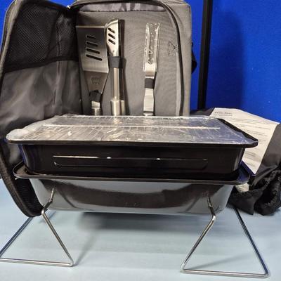 Sale Photo Thumbnail #467: All in one cooler, gas BBQ grill, and tools
New- perfect Christmas gift.
the bag is 20 x 12 x 12 inches