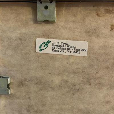 Original Watercolor Painting - 'Manchester Sugarhouse' by Barbara E. Towle, Signed, Framed