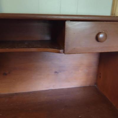 Vintage Wooden Dry Sink with Cabinet- Approx 48" Long
