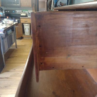 Vintage Wooden Dry Sink with Cabinet- Approx 48" Long