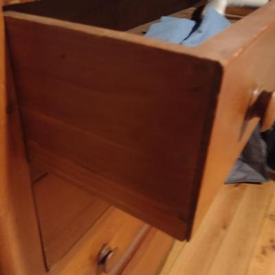 Wooden Four Drawer Chest
