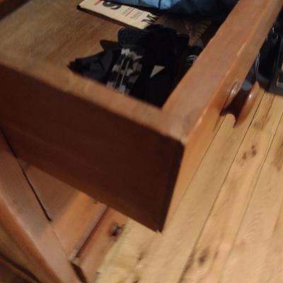 Wooden Four Drawer Chest
