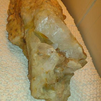 Large Mineral Quartz Cluster- Approx 13 3/4" Long