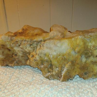 Large Mineral Quartz Cluster- Approx 13 3/4" Long