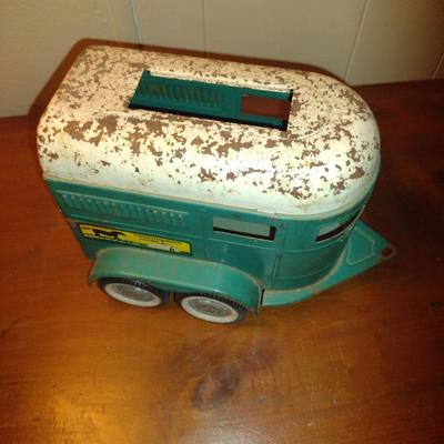 Nylint Pressed Steel Toy Horse Trailer- Approx 8" Long