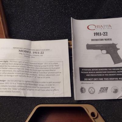 Chiappa Firearms American Classic 22 Government Model- Model 1911, 22 Caliber Semi-Automatic