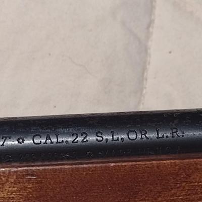 Ted Williams Sears Roebuck Model 3T, 22 Caliber Rifle with Carry Bag