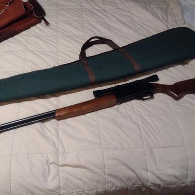 Ted Williams Sears Roebuck Model 3T, 22 Caliber Rifle with Carry Bag