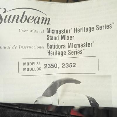 Sunbeam Mixmaster "Heritage Series" Stand Mixer